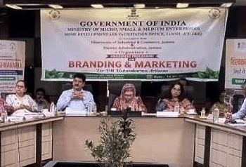 MSME-DFO Jammu Organises Awareness Prog on Branding, Marketing Under PM Vishwakarma Scheme