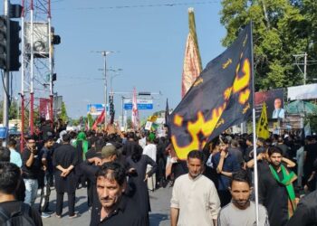 Div Com, IGP, DC, SSP Sgr, join Muharram procession at Lal Chowk; Serve water to mourners
