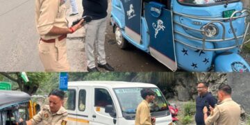 MVD, Police E-Challan 36 Vehicles in Ramban