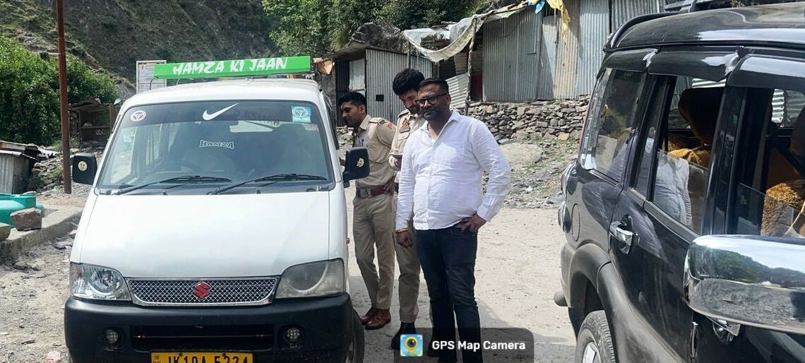 MVD Ramban conducts special enforcement drive; 150 vehicles checked, 27 challaned