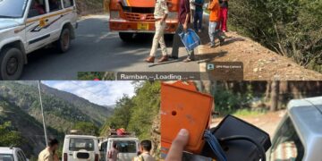MVD Ramban intensifies enforcement on NH-44; 13 vehicles e-challaned, two seized