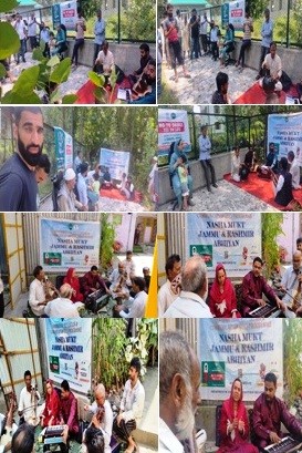 Cultural Unit Srinagar, Distt Admin Ganderbal Organise progs on Nasha Mukt Abhiyan