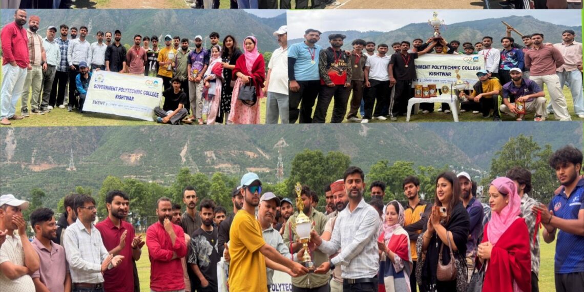 Nasha Mukt JK Abhiyan: Sports Week concludes at Government Polytechnic Kishtwar