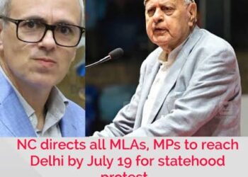 NC leaders head to Delhi for statehood protest