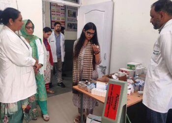 Mission Director NHM inspects healthcare services at Nagrota,  RehariCenters