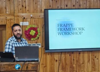 NIT Srinagar’s FOSS Club Hosts Hands-On Workshop on Frappe Framework