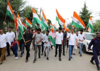 NIT Srinagar organizes tiranga rally under nationwide ‘Har Ghar Tiranga’ campaign