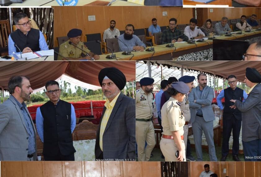 Vikramjit Singh reviews implementation of NMBA in Pulwama