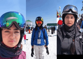 Warm winter fails to deter Kashmiri women at KIWG Gulmarg