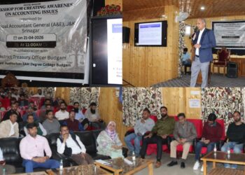 PAG organizes District Level Workshop on Accounting Procedures at Budgam
