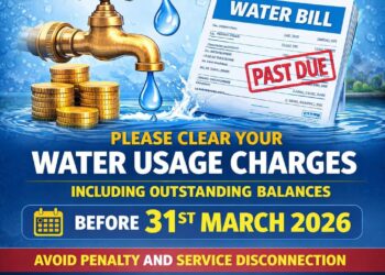 PHE Deptt Asks Consumers to Clear Water Usage Charges by March 31