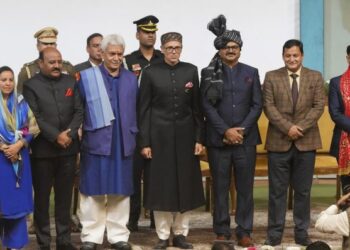 LG Manoj Sinha Allocates Portfolios To Newly Inducted Ministers In Omar-Led Cabinet