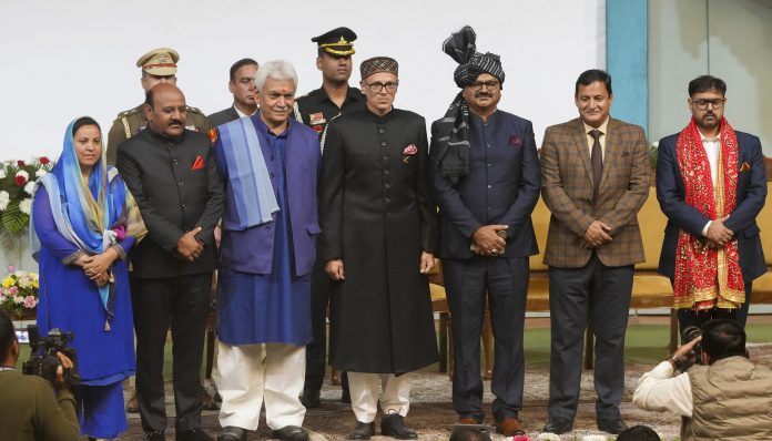 LG Manoj Sinha Allocates Portfolios To Newly Inducted Ministers In Omar-Led Cabinet