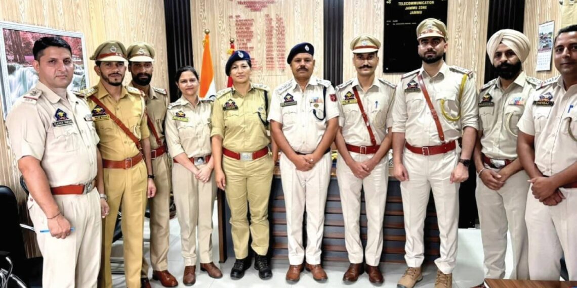 Pipping ceremony held to honour promoted police telecom personnel