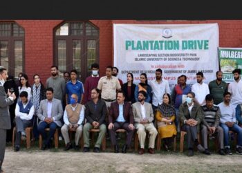 Plantation Drive themed “Donate, Plant & Own a Tree” held at IUST