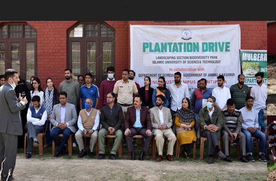 Plantation Drive themed “Donate, Plant & Own a Tree” held at IUST