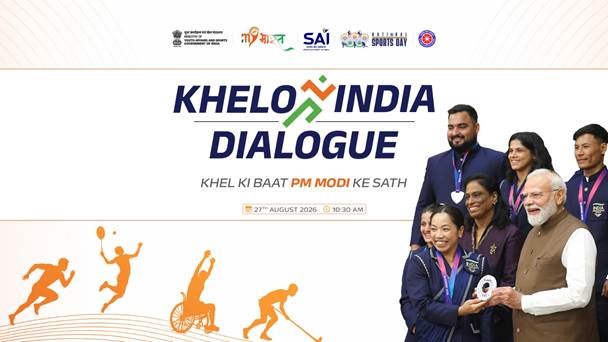 ‘Khelo India Dialogue – Khel Ki Baat, PM Modi Ke Saath’ to be held nationwide on Aug 27