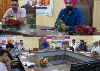 Labour Commr reviews progress of PM-SYM Scheme, Labour Codes implementation at Ganderbal
