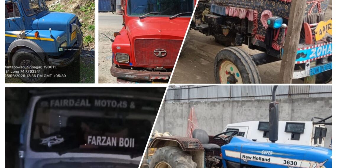 5 vehicles seized in G’bal, Pulwama: Police