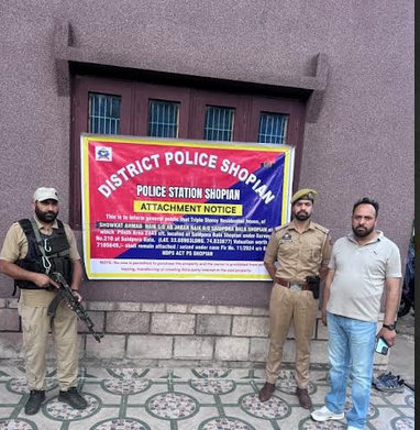 House Worth ₹71-Lakhs Attached In Shopian: Police