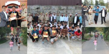 Police Organises Road Race At Zainapora