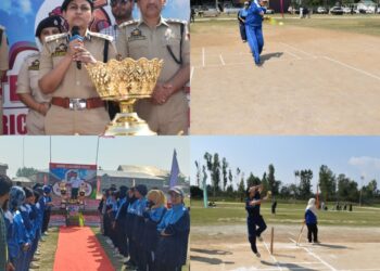 Police Hosts Grand Tennis Ball Cricket Tournament for Girls In Pulwama