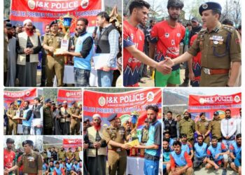 Police Martyrs Volleyball Tournament concludes in Ganderbal