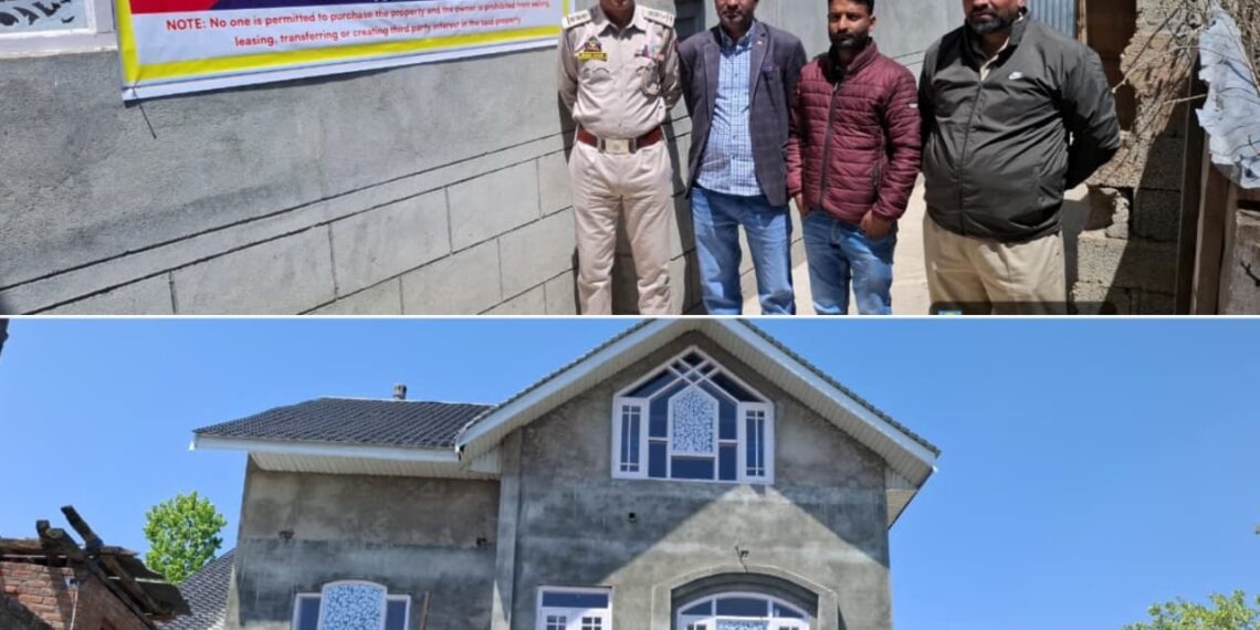 Residential house acquired through proceeds of drug trafficking attached in Shopian: Police