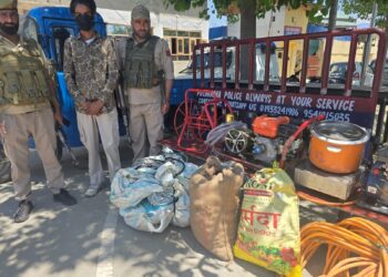 Theft case solved in Pulwama, accused arrested, stolen property recovered: Police