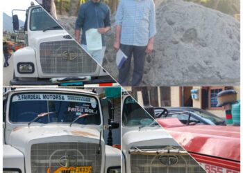 Police Step Up Illegal Mining Crackdown in Ganderbal, Baramulla