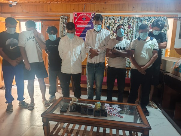 Eight Gamblers Arrested In Anantnag, ₹19,290 Stake Money Seized: Police