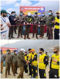 Police inaugurates T20 cricket tournament in Awantipora