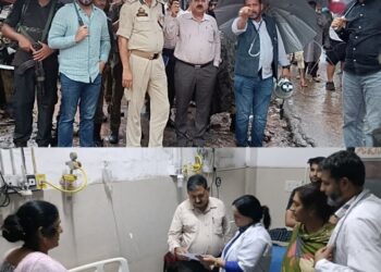 DC, SSP Poonch conduct joint visit to rain-affected areas, Distt Hospital