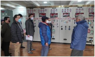 Pr Secy visits Grid Sub Station Cheshmashahi, reviews preparedness for adverse weather advisory