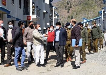 Pr Secy to LG visits Ramban, Inspects progress on SASB’s Yatri Niwas at Chanderkote