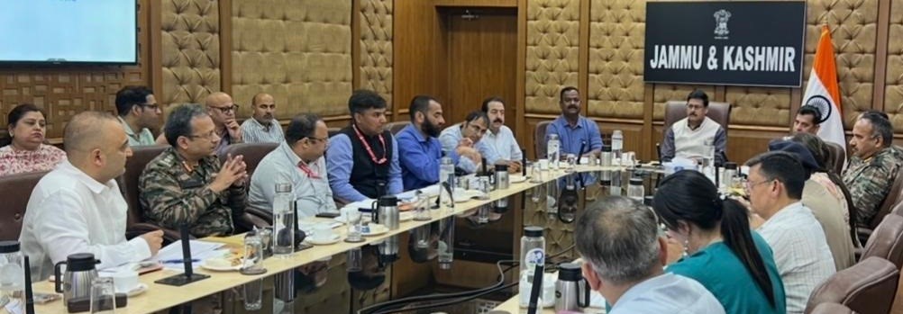Principal Secretary DMRRR chairs UT-level review meeting on Pre-Monsoon readiness