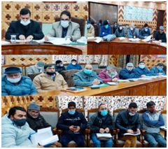 Progress on RURBAN Cluster Model Village Khumriyal Kupwara reviewed