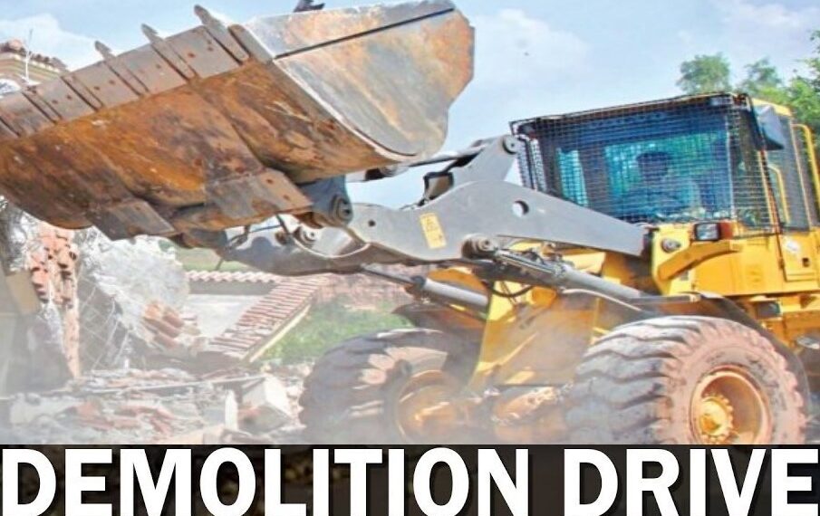 Property of Drug Peddler Demolished In Anantnag : Police