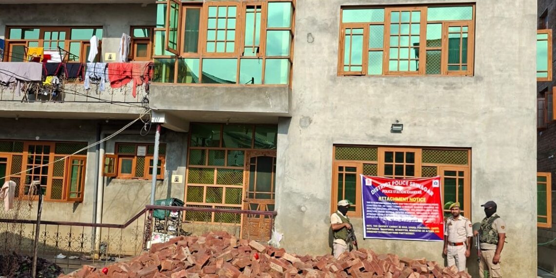 Property worth Crores attached under NDPS Act in Srinagar: Police