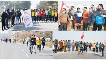 Road Race held at Shopian