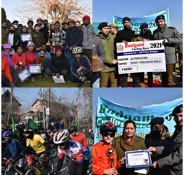 Police organizes Mega-Cycling Race in Budgam