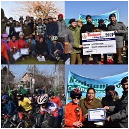Police organizes Mega-Cycling Race in Budgam