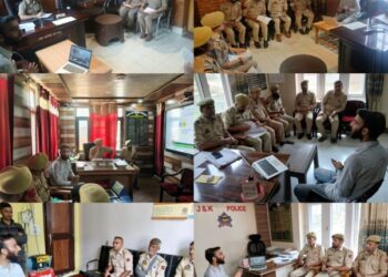 Shopian Police Train Personnel on PM-RAHAT, Rah-Veer Schemes