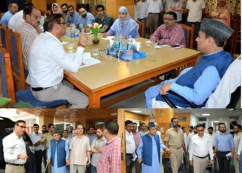 Speaker Assembly Rather conducts surprise inspection of Legislature Hostel Srinagar