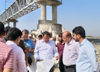 After 2025 damage, top railways officers conduct high-level audit of Ravi bridge