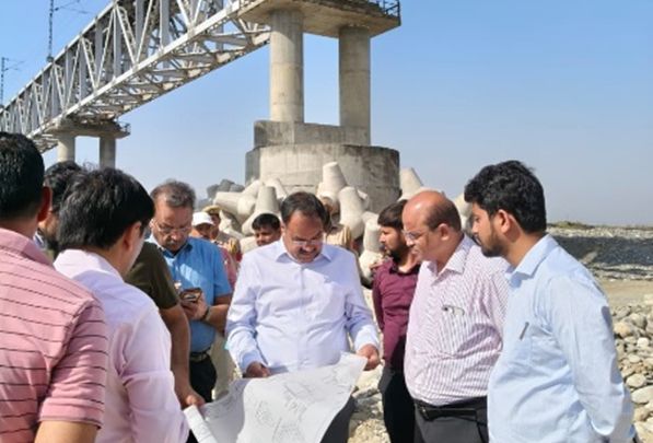 After 2025 damage, top railways officers conduct high-level audit of Ravi bridge