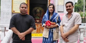 Devyani Rana Visits Sharda Temple at LoC in Teetwal, Calls for Sharda Peeth Corridor