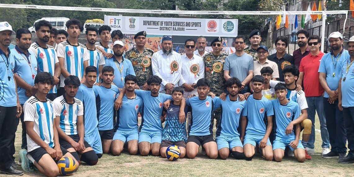 Rajouri ignites sporting spirit with grand opening of U-17 Volleyball Tournament