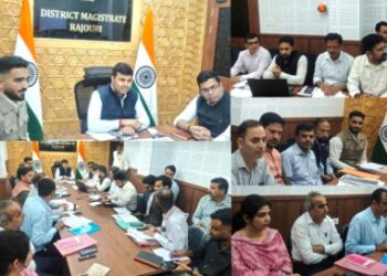 DC Rajouri Reviews Revenue Deptt Functioning