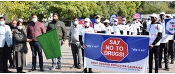 Rally on Drug Demand Reduction Campaign organized in Samba